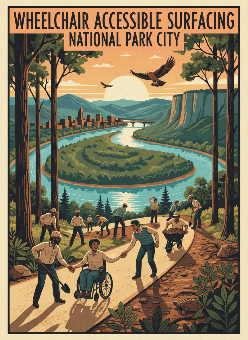 Moccasin Bend Trail Wheelchair Accessible Surfacing