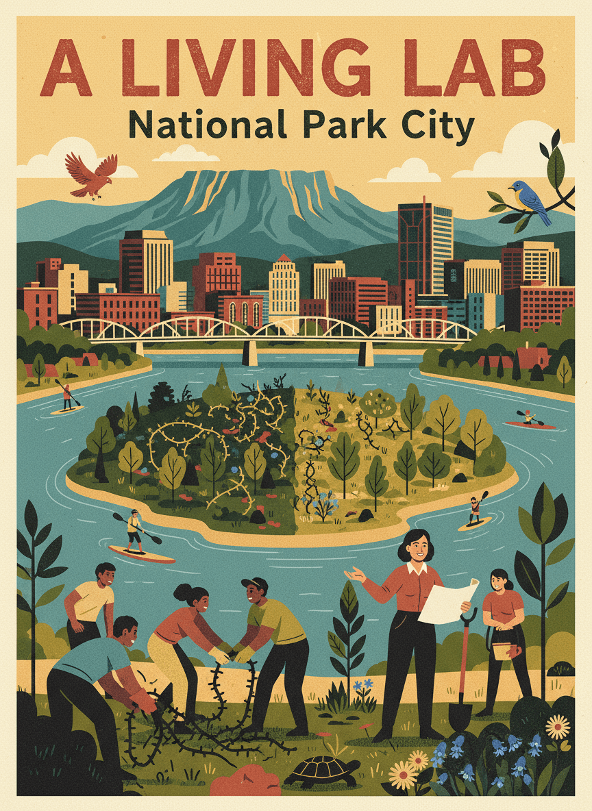 Business or Biodiversity? Reimagining an Urban Island as a Living Lab