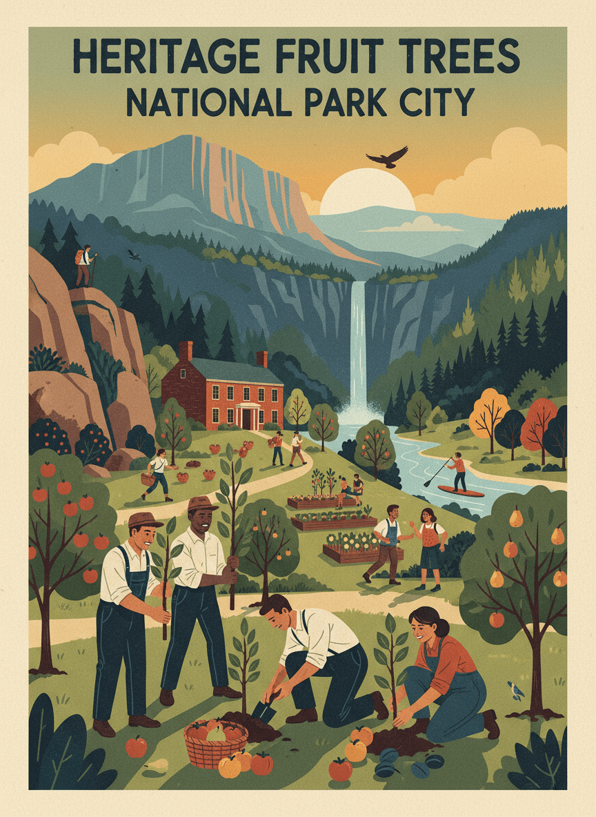 Orchard Knob Community Orchard with Heritage Fruit Trees